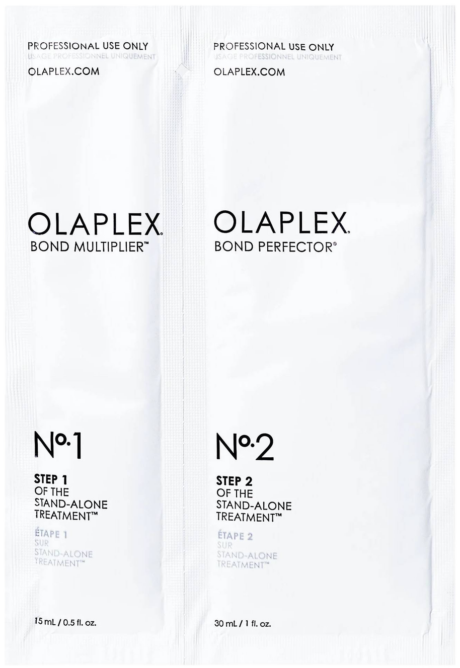 Stand Alone Σετ Olaplex: No.1 Bond Multiplier, Hair Lotion Treatment, Bond Repair, 15 ml + No.2 Bond Perfector, Hair Cream Treatment, 30 ml