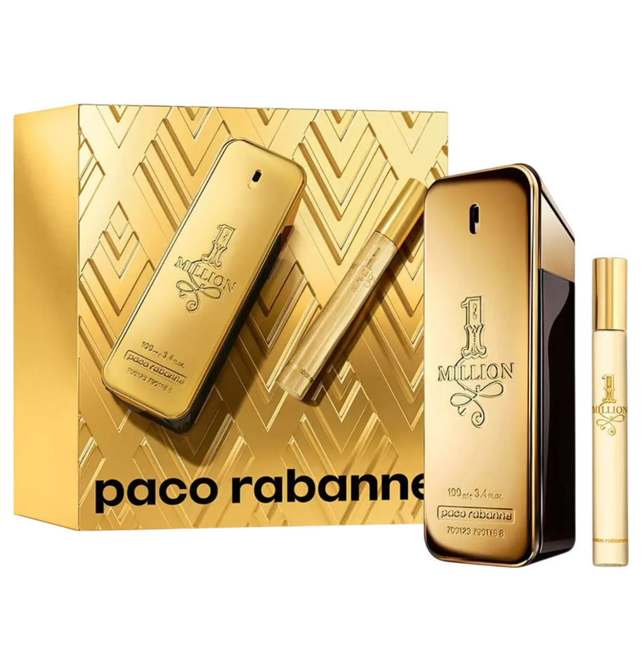 Set Paco Rabanne: 1 Million, Eau De Toilette, Ανδρικό, 100 ml + 1 Million, Eau De Toilette, Ανδρικό, 10 ml