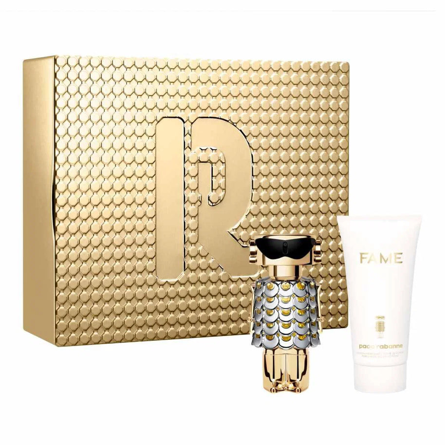 Set Paco Rabanne: Fame, Eau De Parfum, Γυναικείο, 50 ml + Fame, Ενυδατική, Λοσιόν Σώματος, 75 ml