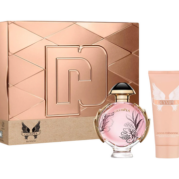 Set Paco Rabanne: Olympea Blossom, Eau De Parfum, Γυναικείο, 80 ml + Olympea Blossom, Ενυδατική, Λοσιόν Σώματος, 100 ml