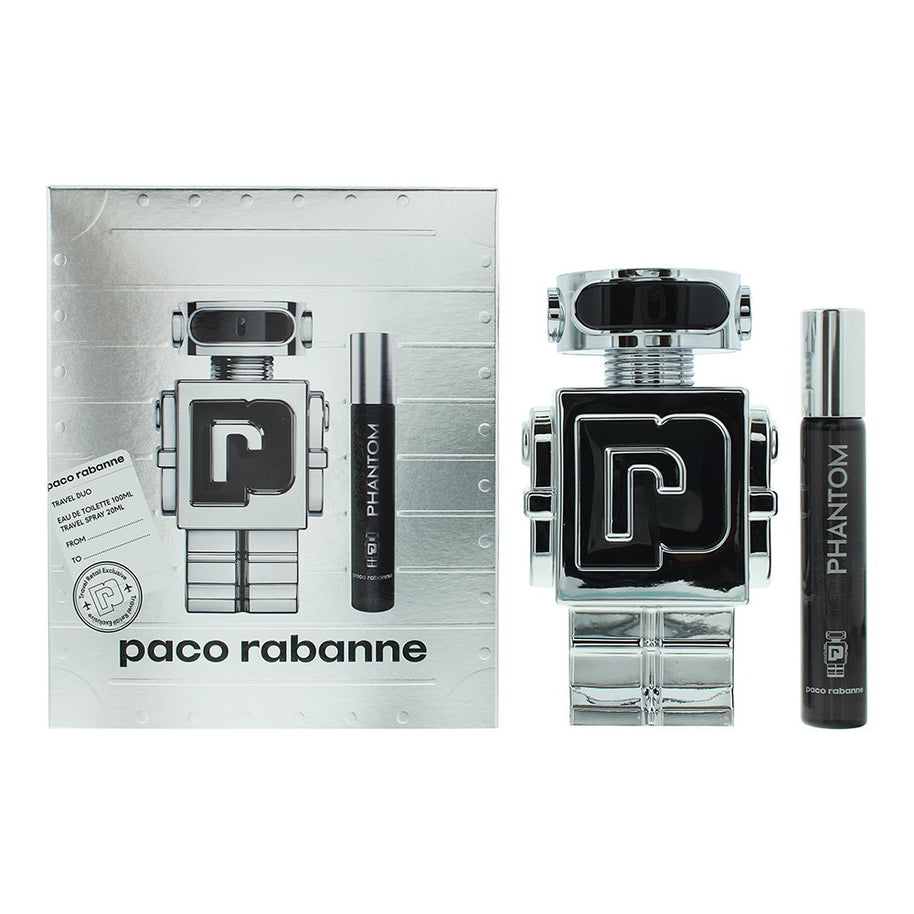 Set Paco Rabanne: Phantom, Eau De Toilette, Ανδρικό, 100 ml + Phantom, Eau De Toilette, Ανδρικό, 20 ml