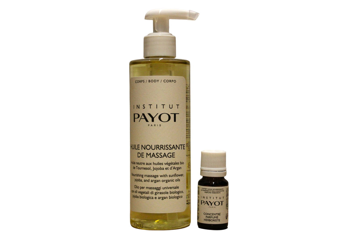 Σετ Payot: Pro Huile, Θρεπτικό, Massage Oil, 250 ml + Herboriste, Essential Oil, 10 ml