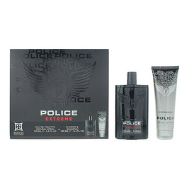 Σετ Police: Extreme, Eau De Toilette, Για Άνδρες, 100 ml + Extreme, Αφρόλουτρο & Σαμπουάν 2-Σε-1, 100 ml