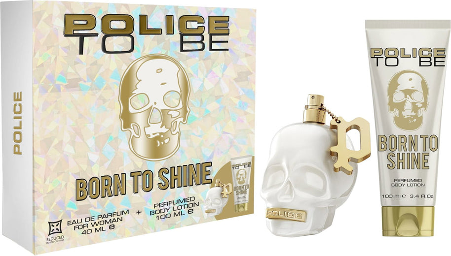 Σετ Police: To Be Born To Shine, Eau De Parfum, Για Γυναίκες, 40 ml + To Be Born To Shine, Ενυδατικό, Λοσιόν Σώματος, 100 ml