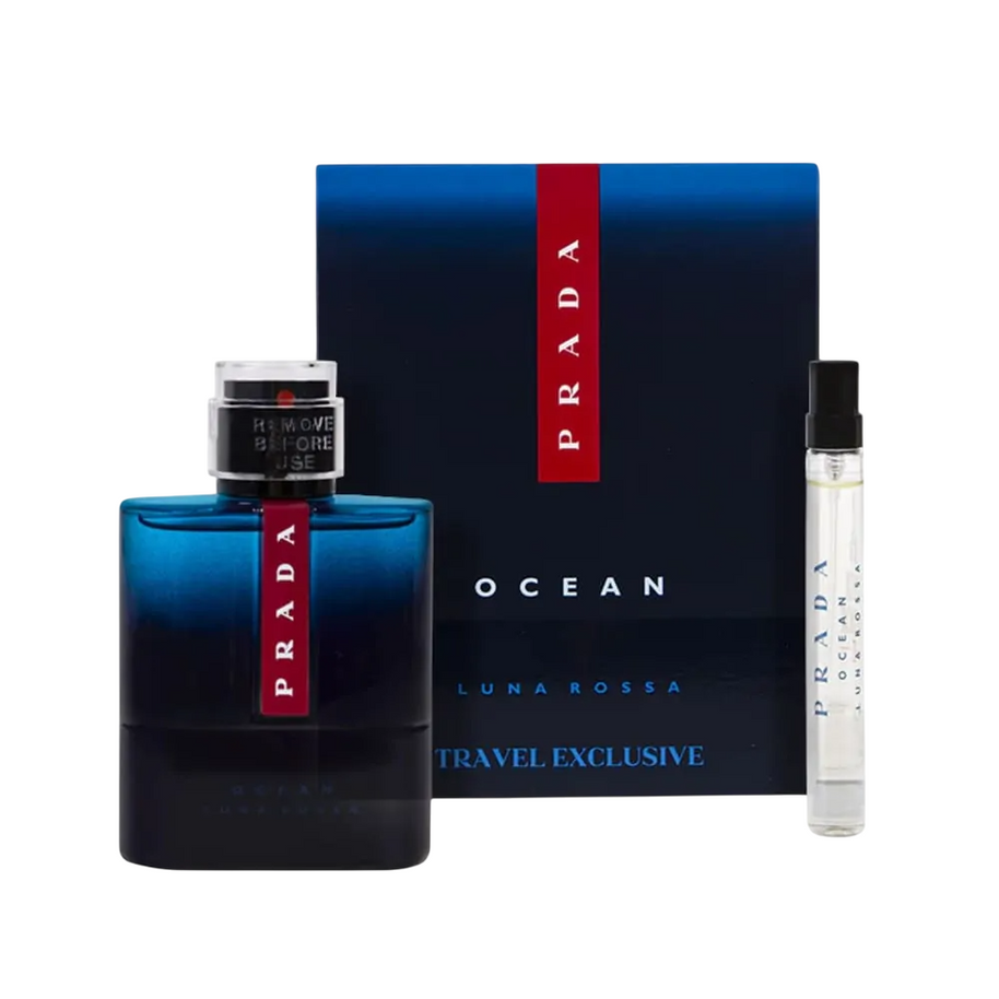 Σετ Prada: Luna Rossa Ocean, Eau De Toilette, Για Άνδρες, 100 ml + Luna Rossa Ocean, Eau De Toilette, Για Άνδρες, 10 ml