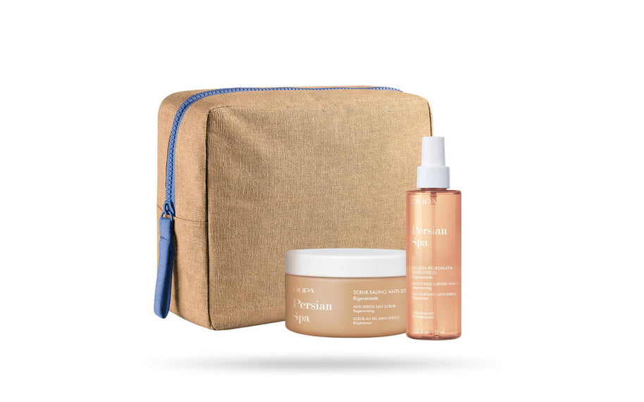 Σετ Pupa: Persian Spa, Regenerating, Scrub Σώματος, 350 ml + Persian Spa, Regenerating, Spray Σώματος, Body, 150 ml + Pupa, GWP Textile Pouch