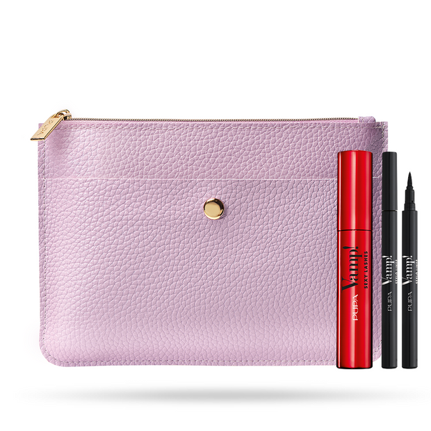 Σετ Pupa: Pupa, Liquid Eyeliner, Black, 1.5 ml + Vamp! Sexy Lashes, Χωρίς Parabens, Μάσκαρα, 011, Sexy Black, 12 ml