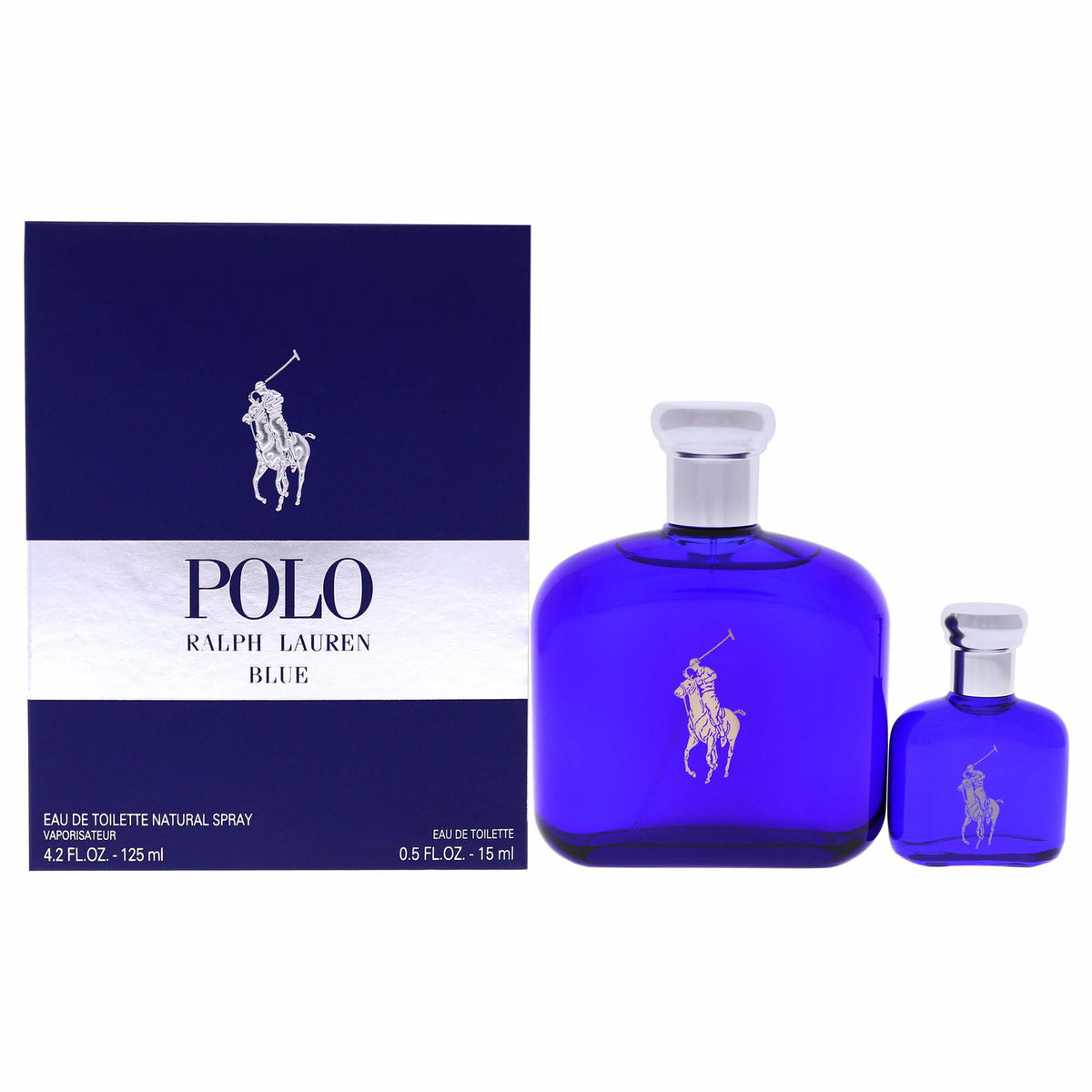 Set Ralph Lauren: Polo Blue, Eau De Toilette, Ανδρικό, 125 ml + Polo Blue, Eau De Toilette, Ανδρικό, 15 ml *Miniature