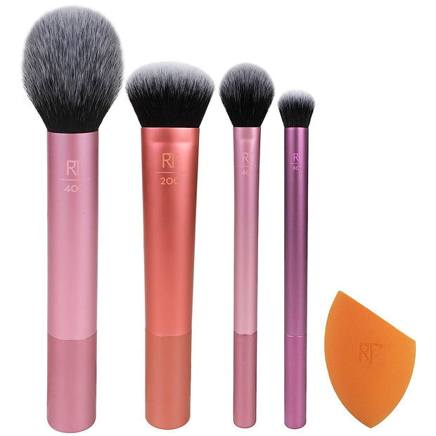 Σετ Real Techniques: Everyday Essentials Kit, Eyebrow Cream Pencil, Powder & Brush 3-In-1, 2 + Everyday Essentials Kit, Makeup Sponge, Orange + Everyday Essentials Kit, Πινέλο Foundation