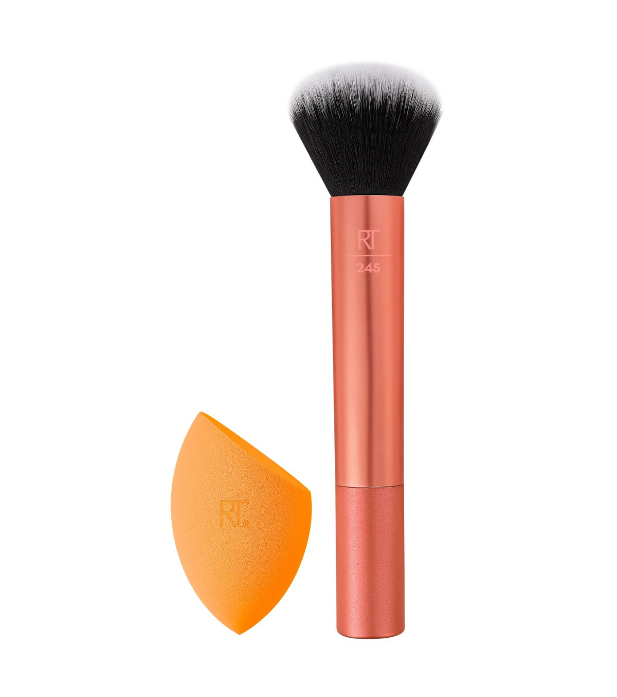 Σετ Real Techniques: Real Techniques, Blending, Πινέλο Foundation, Rt 245 + Miracle, Makeup Sponge, Orange
