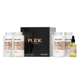 Σετ Revox B77: Plex Bond Step 3, Hair Cream Treatment, Anti-Breakage, 260 ml + Plex Bond Step 4, Σαμπουάν, For Strengthening, 260 ml + Plex Bond Step 5, Κρέμα Μαλλιών, Restores, 260 ml + Plex Bond Step 6, Hair Cream Treatment, Repairing, 260 ml + P
