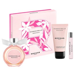 Σετ Rochas: Mademoiselle Rochas, Eau De Parfum, Για Γυναίκες, 50 ml + Mademoiselle Rochas, Eau De Parfum, Για Γυναίκες, 7.5 ml + Mademoiselle Rochas, Λοσιόν Σώματος, Για Όλο το Σώμα, 50 ml