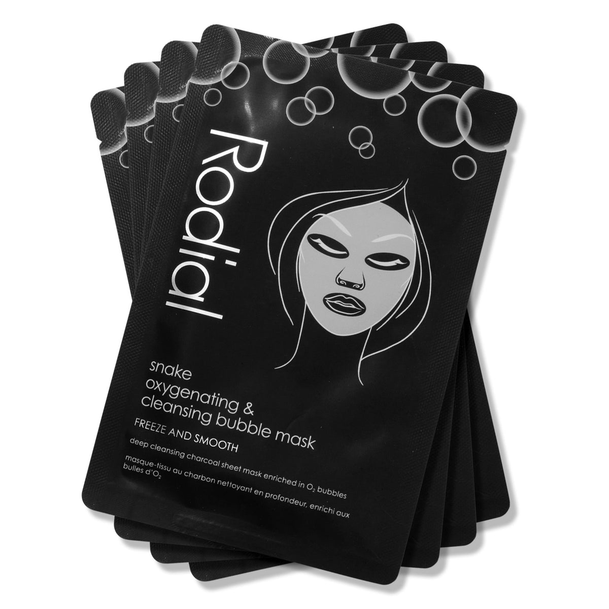 Σετ, Rodial, Snake, Καθαρισμού, Sheet Mask, Για το Πρόσωπο, 4 pcs, 22 g