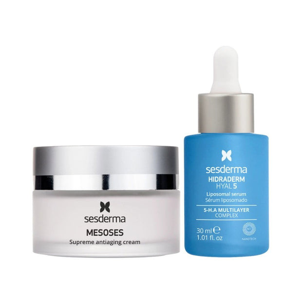 Σετ Sesderma: Mesoses, Anti Aging, Κρέμα Προσώπου, 50 ml + Hydraderm Hyal 5, Ultra Ενυδατικό, Ορός, Για το Πρόσωπο, 30 ml