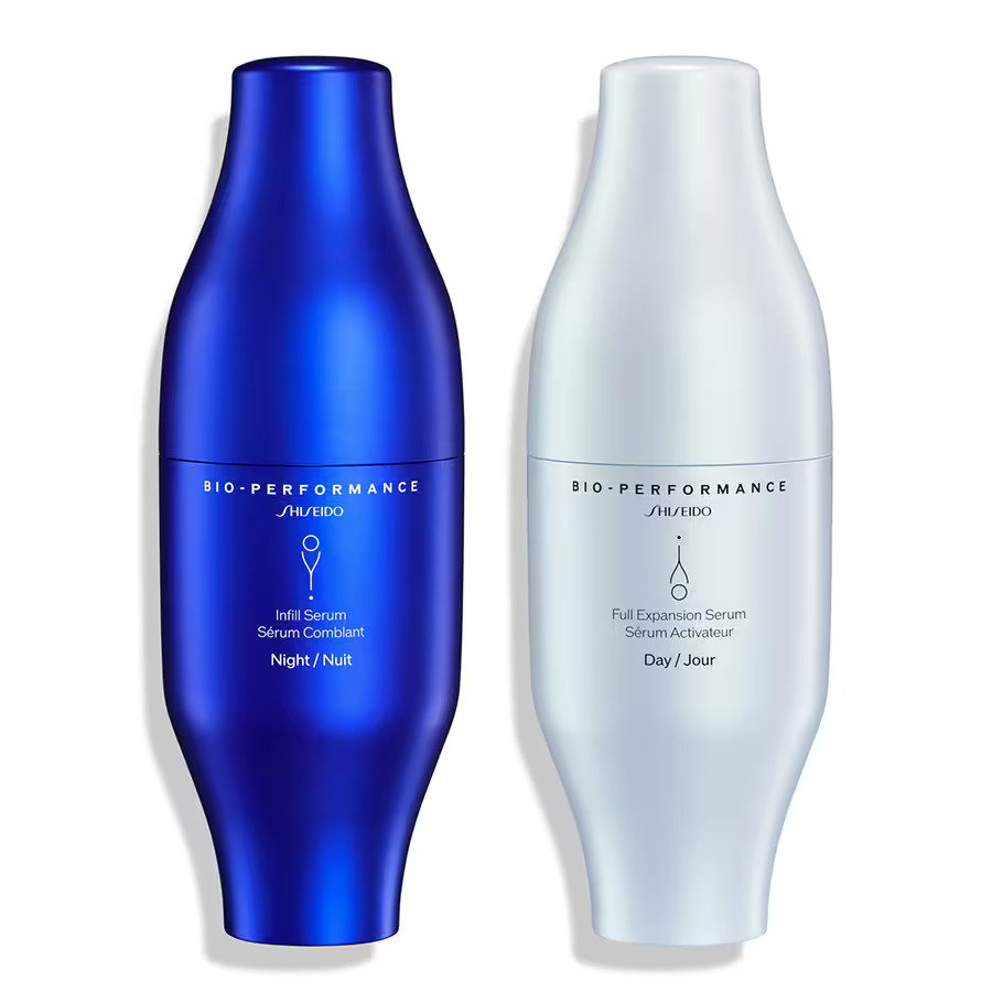 Σετ Shiseido: Bio-Performance Infill, Αντιγήρανσης, Night, Ορός, Για το Πρόσωπο, 30 ml + Bio-Performance Full Exapansion, Αντιγήρανσης, Day, Ορός, Για το Πρόσωπο, 30 ml