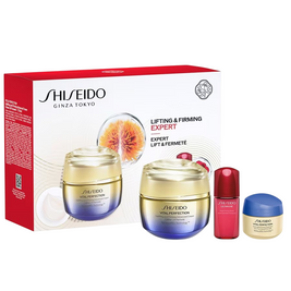 Σετ Shiseido: Vital Perfection, Uplifting & Σύσφιξης, Κρέμα Προσώπου, 50 ml + Vital Perfection, Σύσφιξης, Overnight, Κρέμα Προσώπου, 15 ml + Ultimune Power Infusing, Ορός, Για το Πρόσωπο, 10 ml