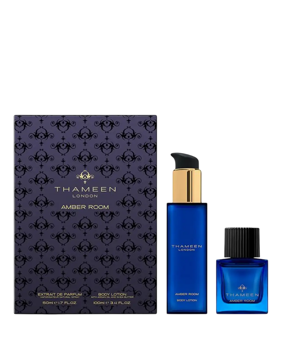 Set Thameen London: Amber Room, Extrait De Parfum, Unisex, 50 ml + Amber Room, Λοσιόν Σώματος, 100 ml