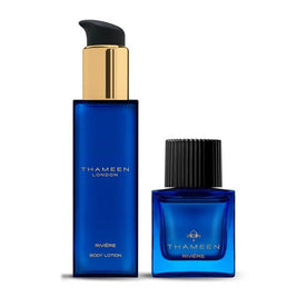 Σετ Thameen London: Riviere, Extrait De Parfum, Unisex, 50 ml + Riviere, Λοσιόν Σώματος, 100 ml