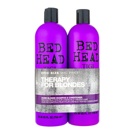 Σετ Tigi: Bed Head Dumb Blonde, Σαμπουάν, 750 ml + Bed Head Dumb Blonde, Keratin, Κρέμα Μαλλιών, Repairs, 750 ml