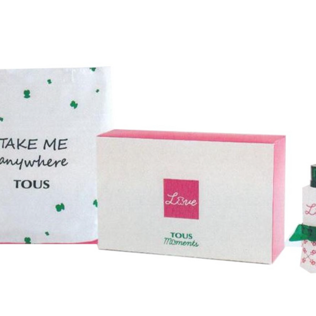 Take Me Anywhere Σετ Tous: Love Moments, Eau De Toilette, Για Γυναίκες, 90 ml + Love Moments, Υφασμάτινη Τσάντα, Collapisable, Για Γυναίκες