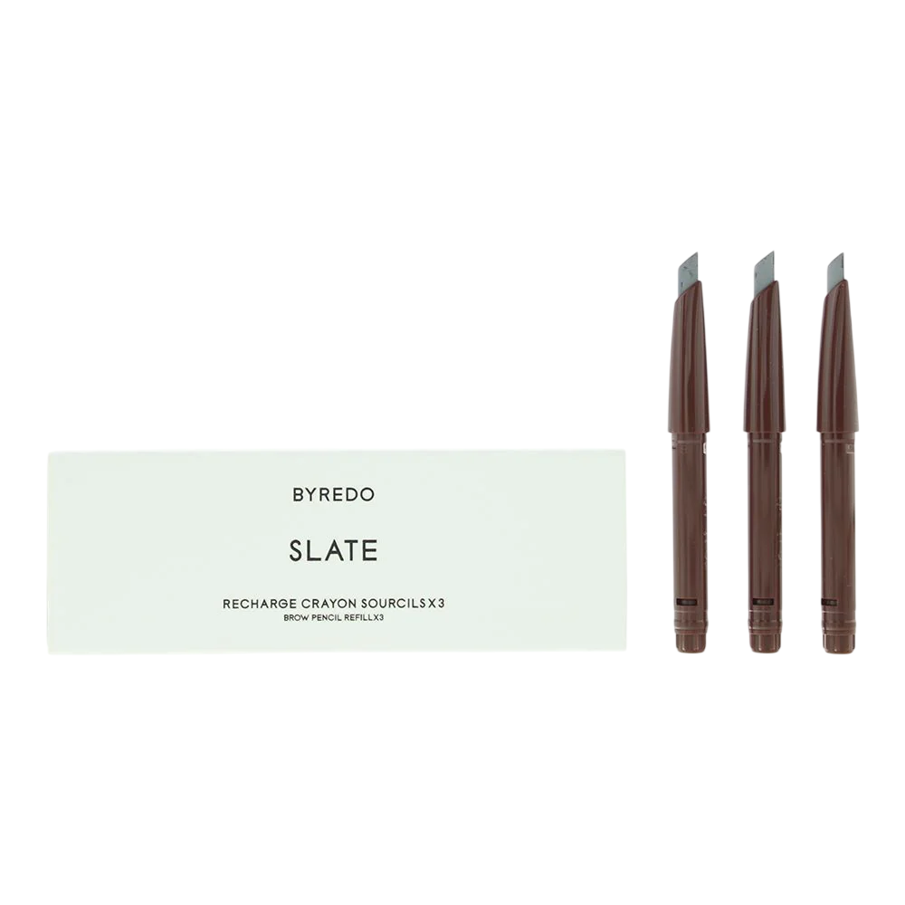 Σετ Trio, Byredo, All-In-One, Eyebrow Cream Pencil, 05, Slate, Refill, 3 pcs, 0.25 g