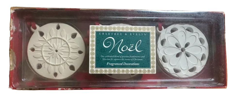 Σετ Trio, Crabtree & Evelyn, Christmas Decoration, Room Air Freshener, 3 pcs