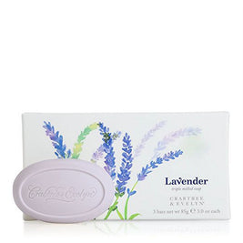 Set Trio, Crabtree & Evelyn, Lavander, Ενυδατικό, Soap Bar, 3 pcs, 85 g