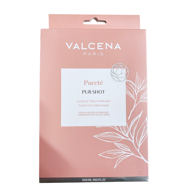 Σετ, Valcena, Pur Shot, Καθαριστικό, Sheet Mask, Για το Πρόσωπο, 5 pcs, 25 ml
