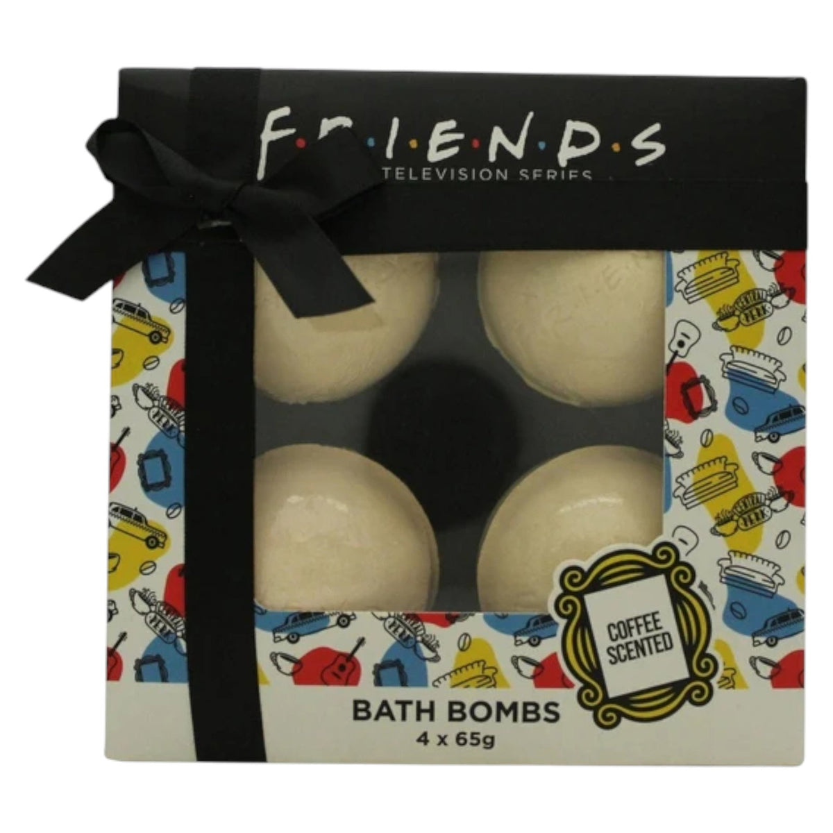 Σετ, Warner Bros, Friends, Relaxing, Coffee, Bath Bomb, Coffee, x4 pcs, 65 g