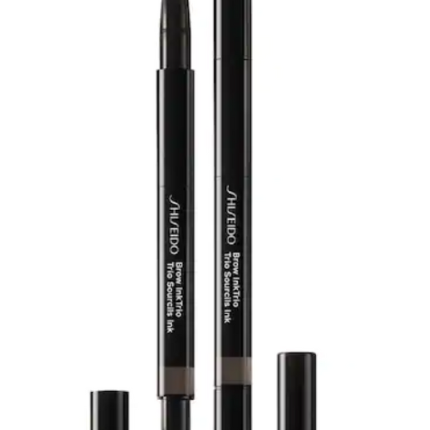Shiseido, Brow Ink Trio, Eyebrow Cream Pencil & Brush 2-In-1, 03, Deep Brown, 0.31 g *Tester