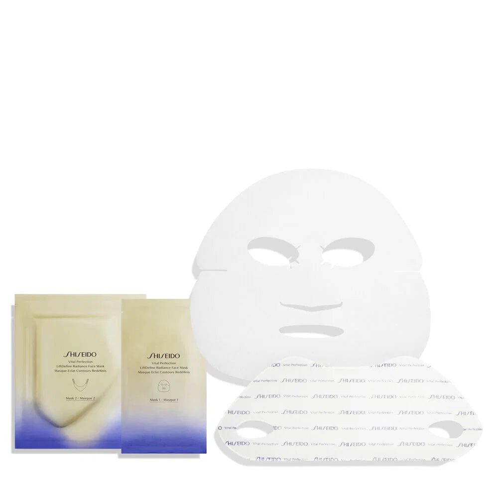 Shiseido, Vital Perfection, Αντιγήρανσης & Radiance, Sheet Mask, Για το Πρόσωπο, 12 pcs, 1 ml