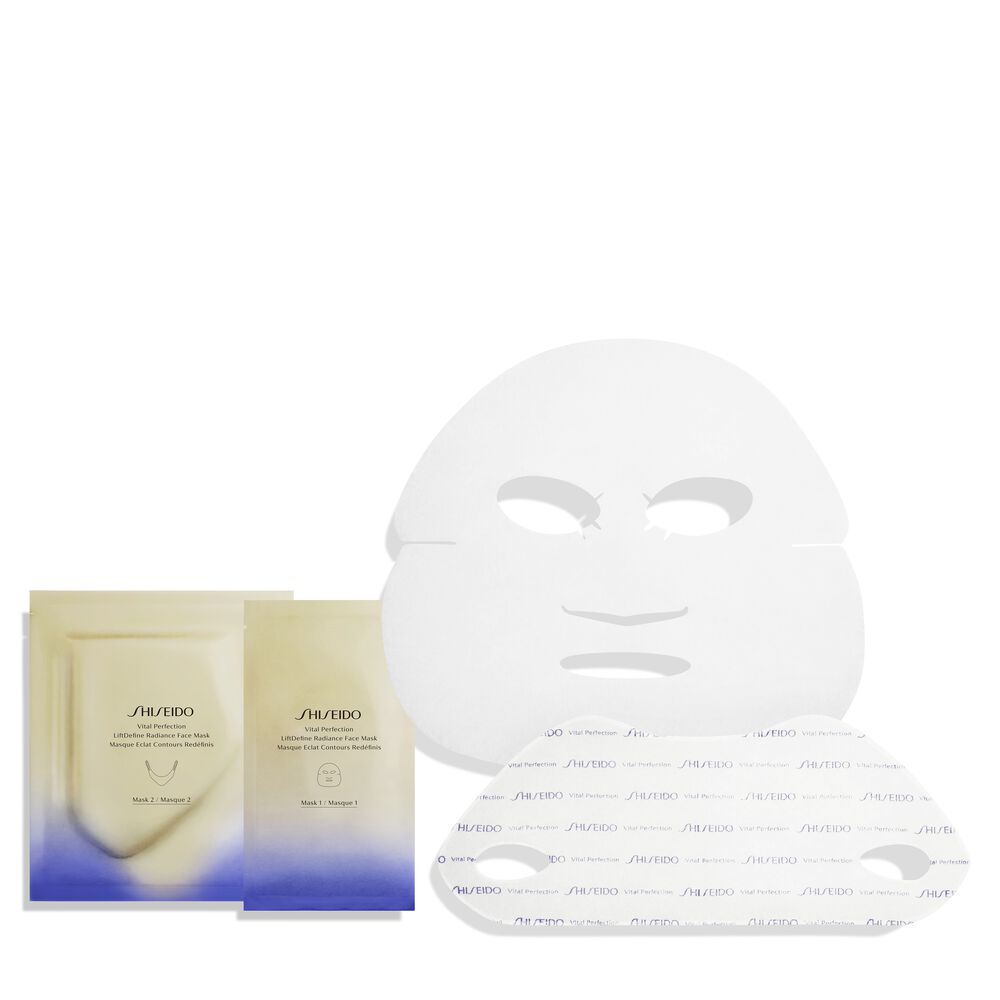 Shiseido, Vital Perfection, Αντιγήρανσης & Radiance, Sheet Mask, Για το Πρόσωπο, 12 pcs, 1 ml