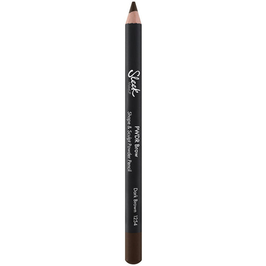 Sleek MakeUP, Pwdr, Blending, Eyebrow Cream Pencil, 1254, Dark Brown, 1.29 g