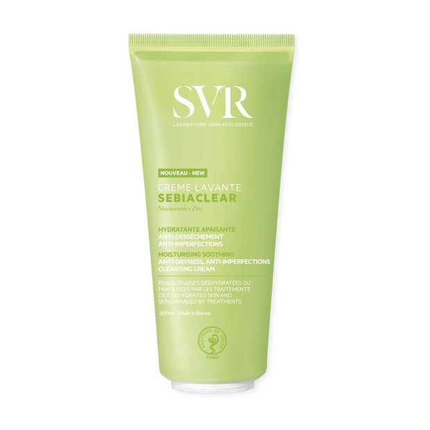 SVR, Sebiaclear, Ενυδατικό, Κρέμα Καθαρισμού, 200 ml