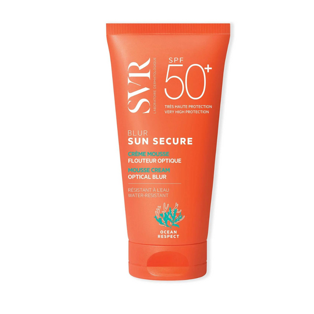 SVR, Sun Secure Blur, Parfum-Free, Αντηλιακή Προστασία, Αντηλιακή Κρέμα, Για το Πρόσωπο, SPF 50+, 50 ml