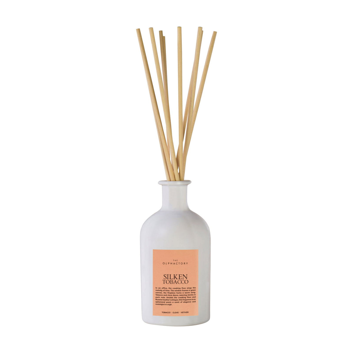 The Olphactory, Silken Tobacco, Fragrance Sticks, Αρωματικό Χώρου με Στικς, 250 ml