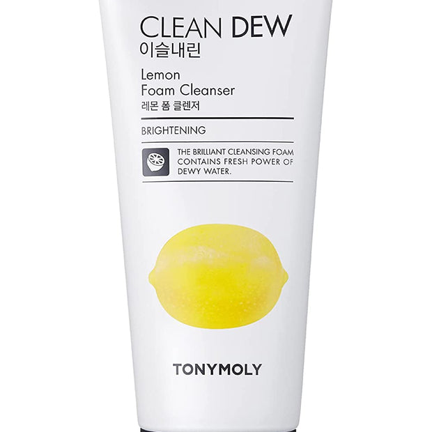TonyMoly, Clean Dew, Lemon, Λαμπερό, Αφρός Καθαρισμού, 180 ml