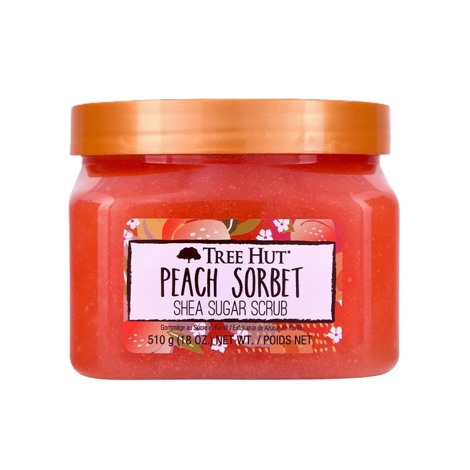 Gift Set, Tree Hut, Peach Sorbet, Exfoliating, Scrub Σώματος, 510 ml