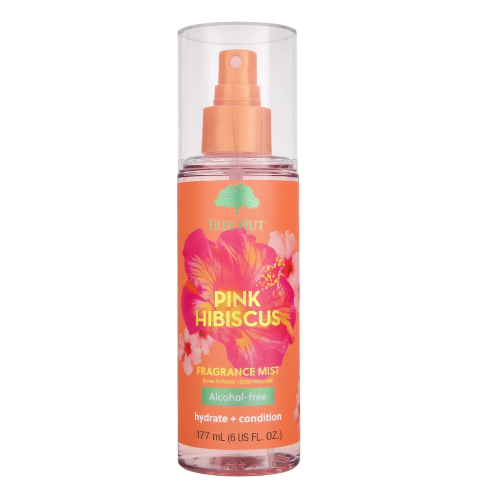 Tree Hut, Pink Hibiscus, Ενυδατικό, Spray Σώματος, 177 ml