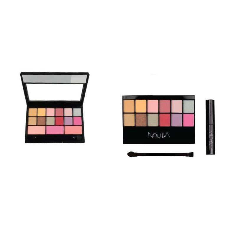 Trousse 237 Σετ Nouba: Nouba, Multi-use, Για το Πρόσωπο Palette, 12 Shades, 36 g + Nouba, Volum, Μάσκαρα