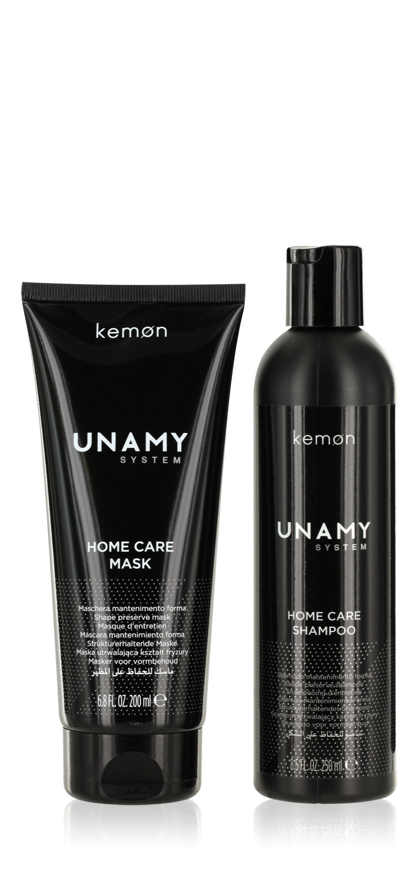 Unamy System Home Care Σετ Kemon: Unamy System Hair Care, Σαμπουάν, 250 ml + Unamy System Hair Care, Θεραπεία Μαλλιών Μάσκα Σε Μορφή Κρέμας, 200 ml