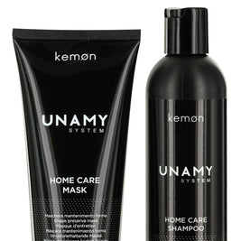 Unamy System Home Care Σετ Kemon: Unamy System Hair Care, Σαμπουάν, 250 ml + Unamy System Hair Care, Θεραπεία Μαλλιών Μάσκα Σε Μορφή Κρέμας, 200 ml