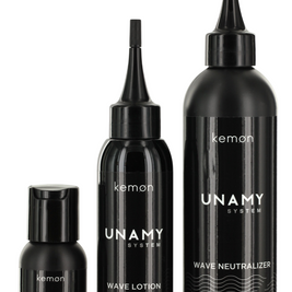 Unamy System Wave Σετ Kemon: Wave Equalizer, Θεραπεία Μαλλιών Lotion Mask, 50 ml + Wave Lotion, Θεραπεία Μαλλιών Lotion Mask, 150 ml + Wave Neutralizer, Θεραπεία Μαλλιών Lotion Mask, 250 ml