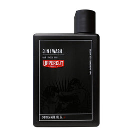 Uppercut Deluxe, 3 in 1 Wash, Σαμπουάν, Καθαρισμού, Ενυδατικό, 240 ml