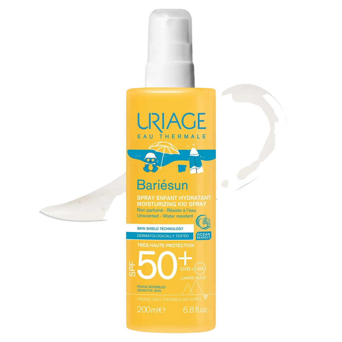 Uriage, Bariesun, Αντηλιακή Προστασία, Αντηλιακό Spray, SPF 50+, 200 ml