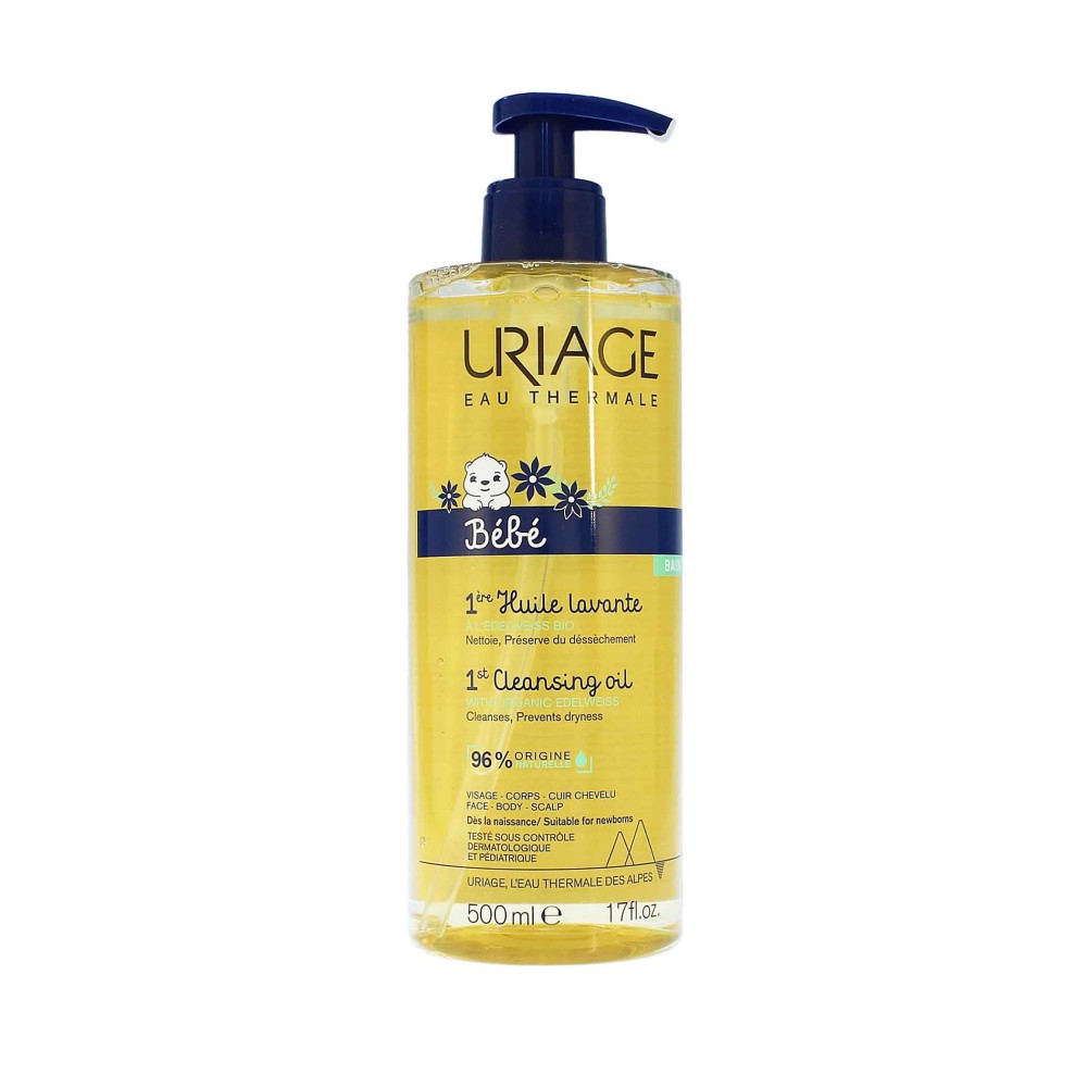Uriage, Bebe 1st, Anti-Dryness, Έλαιο Καθαρισμού, 500 ml