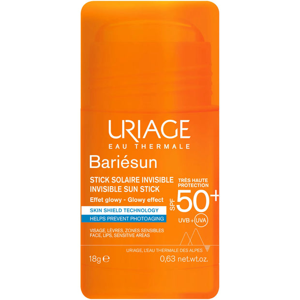 Uriage, Bariesun Invisible, Sunscreen Stick, SPF50+, 18 g
