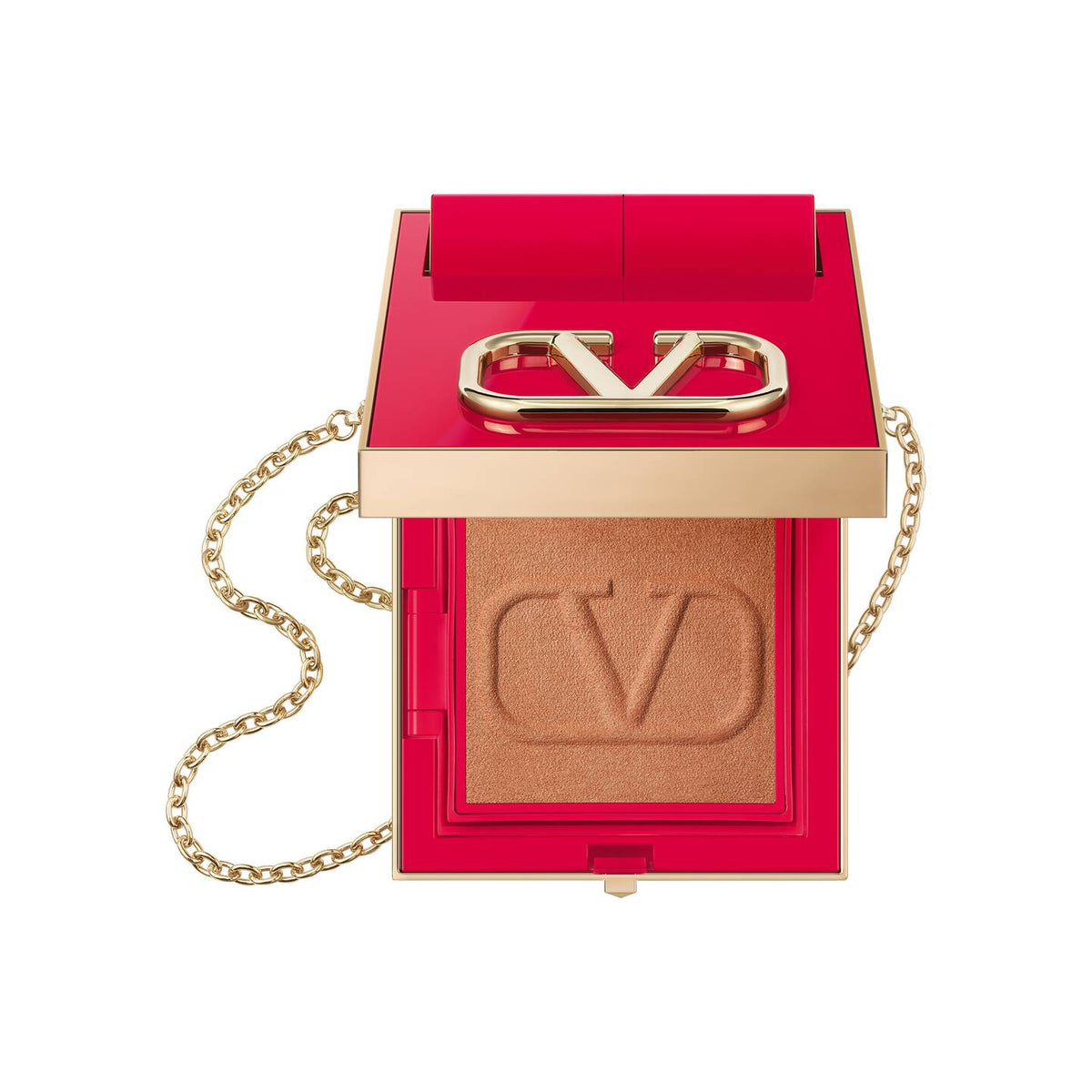 Valentino, Go-Clutch, Glow, Συμπαγής Πούδρα, 00, Bronze, 4.2 g