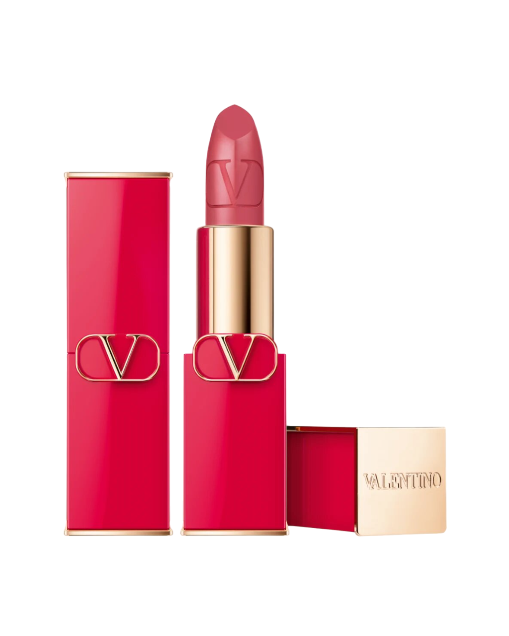 Valentino, Rosso, Satin Finish, Κραγιόν, 104R, Επαναγεμιζόμενο, 3.5 g