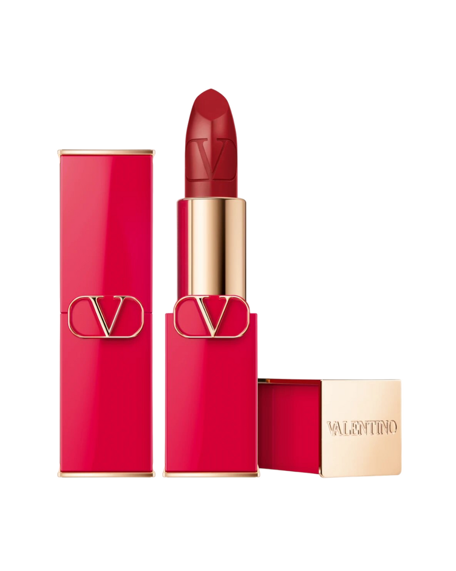 Valentino, Rosso, Satin Finish, Κραγιόν, 213R, Επαναγεμιζόμενο, 3.5 g